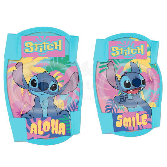 Disney Protectors Stitch Art.59295 Детский защитный комплект для  локтей и коленей.