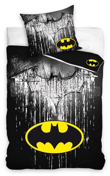 Carbotex Bedding Batman Art.BAT211010-13 Kokvilnas gūltas veļas komplekts 140x200/60x70cm
