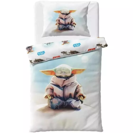 Carbotex Bedding Star Wars Art.ST2454014-13 Kokvilnas gūltas veļas komplekts 140x200/60x70cm