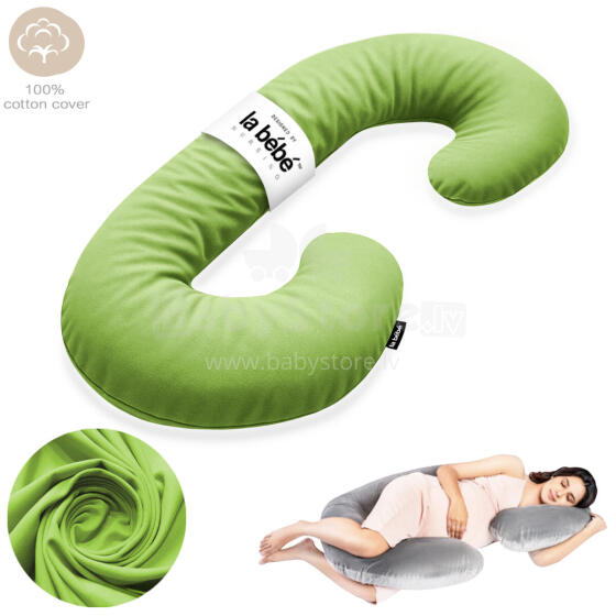 La Bebe™ Maternity Pillow Sì - Duo Art.227037 100% cotton. Multifunctional maternity pillow with memory foam filling