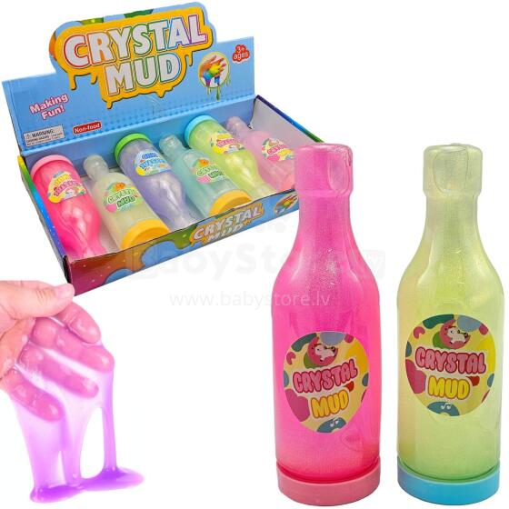 MASA MAGICZNA SLIME BROKATOWA W BUTELCE