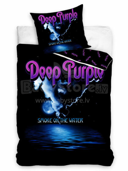 Carbotex Bedding Deep Purple 135x200/80x80cm Art.DP201001-4 Kokvilnas gūltas veļas komplekts