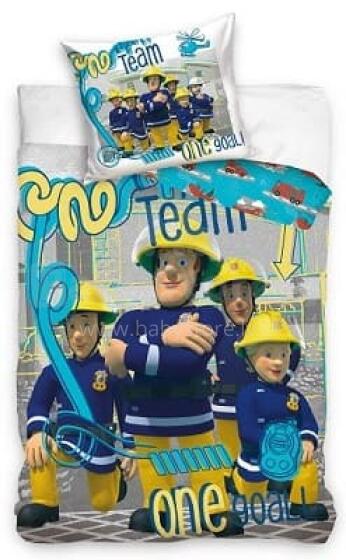 Carbotex Bedding Fireman 135x200/80x80cm Art.FS225013-4 Cotton bed linen