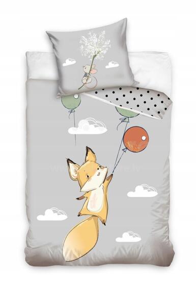 Carbotex Bedding Fox 135x200/80x80cm Art.NL201090-4 Kokvilnas gūltas veļas komplekts