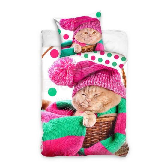 Carbotex Bedding Cat 135x200/80x80cm Art.NL202027-4 Cotton bed linen