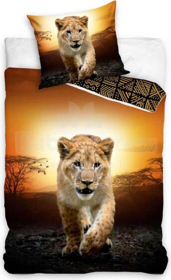 Carbotex Bedding Lion 135x200/80x80cm Art.NL211090-4 Cotton bed linen