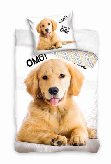 Carbotex Bedding Dog 135x200/80x80cm Art.NL211170B-4 Хлопковое постельное белье