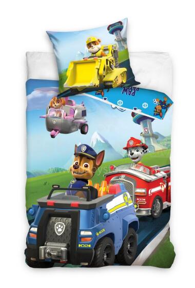 Carbotex Bedding Paw Patrol 135x200/80x80cm Art.PAW213401  Хлопковое постельное белье
