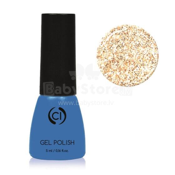 Gēla laka Mini 5ml glitter G10 gold