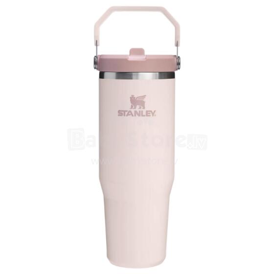 Termokrūze ar salmiņu The IceFlow Flip Straw 2.0 Tumbler 0,89L gaiši rozā