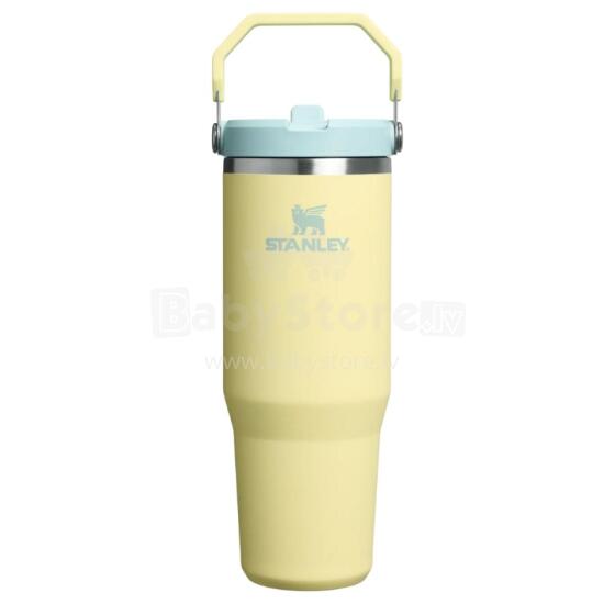 Thermo mug with straw The IceFlow Flip Straw 2.0 Tumbler 0.89L pomelo yellow-green