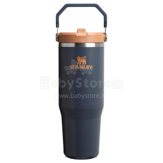 Termokrūze ar salmiņu The IceFlow Flip Straw 2.0 Tumbler 0,89L pelēka