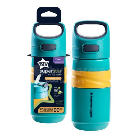 TOMMEE TIPPEE sporta pudele FLIPTOP 18 m.+, Blue, 44785801