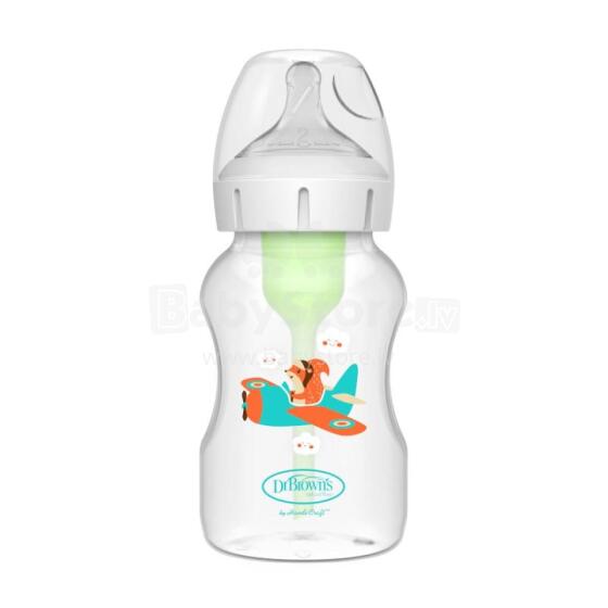 DR.BROWN'S bottle OPTIONS+ with wide neck, PILOT, 330 ml