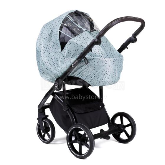 NordBaby Raincover Art.252151 Mint Dotty Универсальный дождевик для коляски