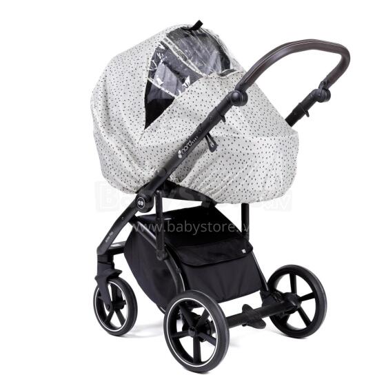 NordBaby Raincover Art.252151 Beige Dotty Universal rain cover for stroller