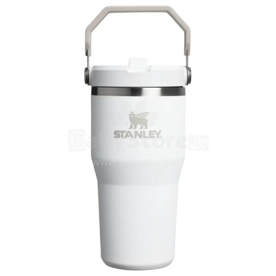Termokrūze ar salmiņu The IceFlow Flip Straw 2.0 Tumbler 0,6L balta