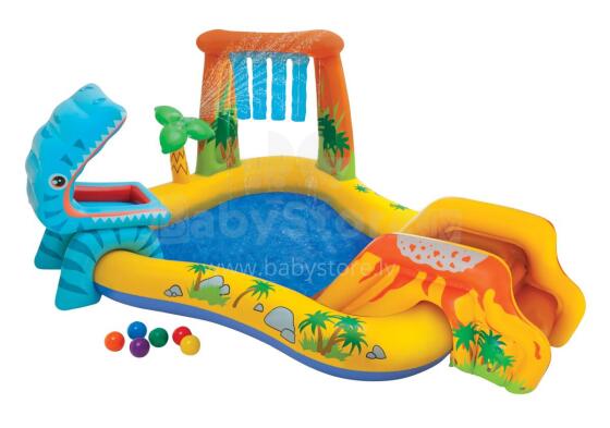 Water pool, children's playground, slide, fountain Intex 57444