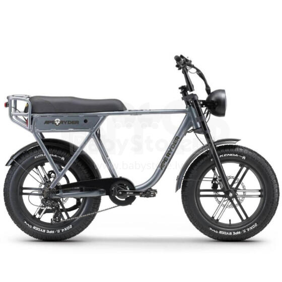 Elektriskais velosipēds APE RYDER 20 A10 pelēks