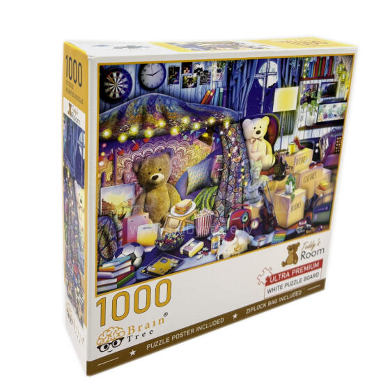 Brain Tree puzle, Lācīša Teddy istaba, 1000 gab.