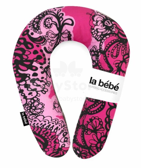 La Bebe™ Snug Cotton Nursing Maternity Pillow Art.25239 Bloom 20*70cm Подковка для сна, кормления малыша