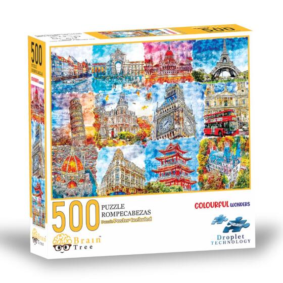 Головоломка Дерево Разума, Цветные Чудеса, 500 деталей