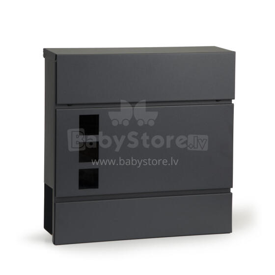 Galvanized steel letter mailbox