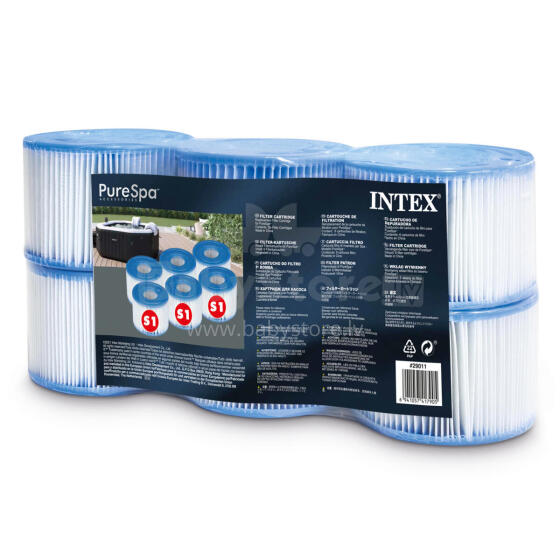 Filters S1 set of 6 pcs set Pure SPA INTEX 29011
