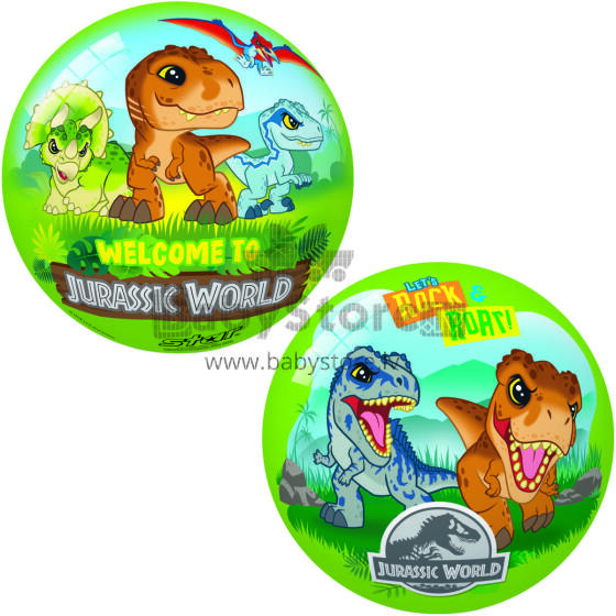 PIŁKA GUMOWA LICENCYJNA DINOZAURY