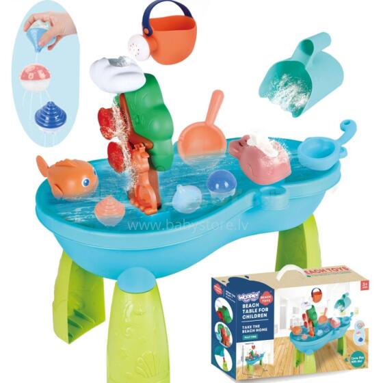 WOOPIE Water Table 2in1 Sandbox Waterfall 10 pcs.