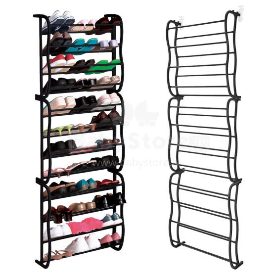 Hanging shoe organizer for doors - shoe ladder