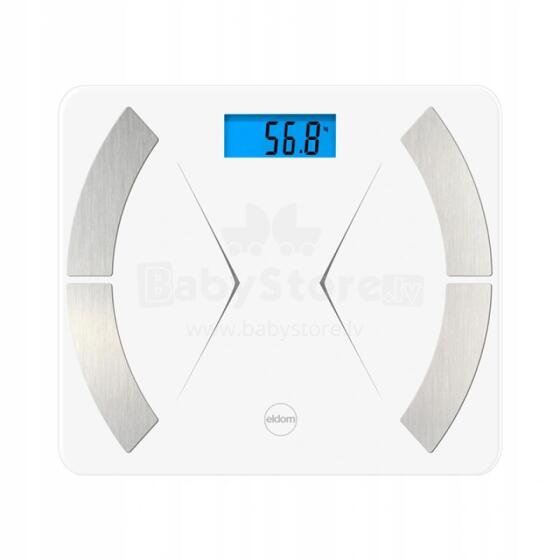 Smart bluetooth bathroom scale Eldom TWO500 white