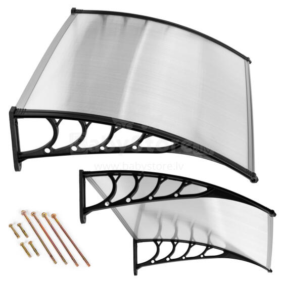 Durvju nojume 150x100 cm patversme polikarbonāts ModernHome