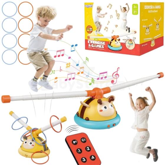 WOOPIE Dexterity Game Automātiskā Lēkšanas Virve 2in1 Mērķa Metiena Bite