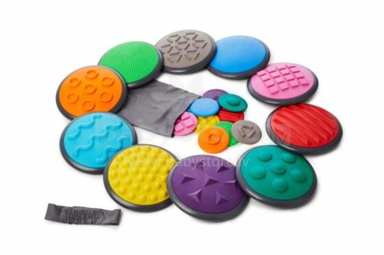 Bebe Basic Massage Disсs ArtG0211600 Большой набор обучающих тактильных дисков