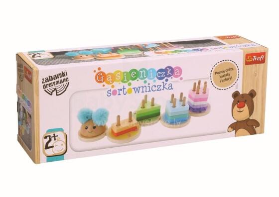 TREFL 61517 Koka Rotaļlieta - Kārtošanas Kāpurs
