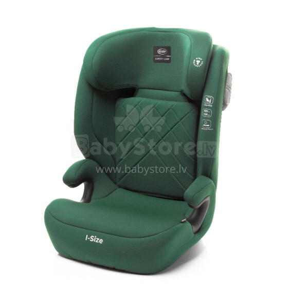 4 BABY Automašīnas sēdeklis NERO 100-150 cm TUMŠI ZAĻŠ I-SIZE