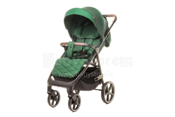 4 BABY Коляска STINGER PRO ЗЕЛЕНАЯ + сумка