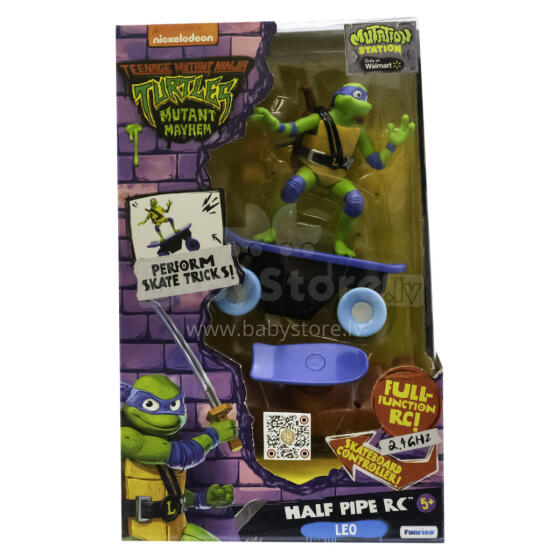 TMNT RC skateboard with figure Half Pipe Leonardo, 71034