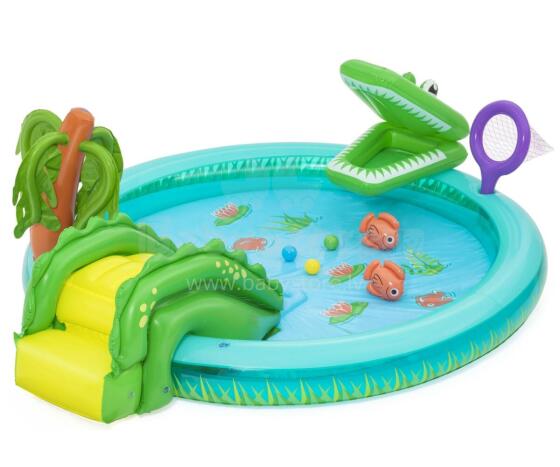 BESTWAY 53166 Крокодиловая бухта - Центр водных игр 2.24м x 1.81м x 72см