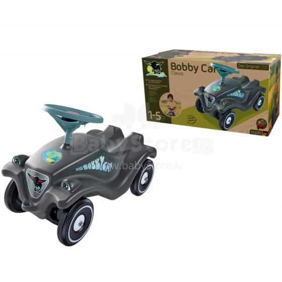 BIG Bobby Car Classic Eco Ratiņš ar Taureni Pelēks
