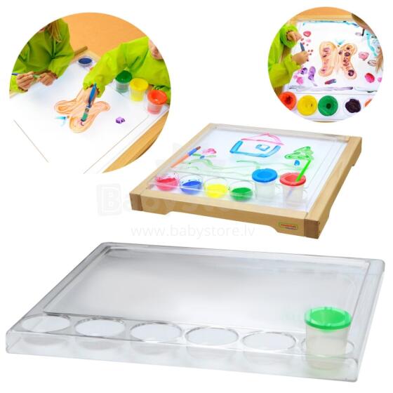 MASTERKIDZ Квадратный живописный поднос Монтессори
