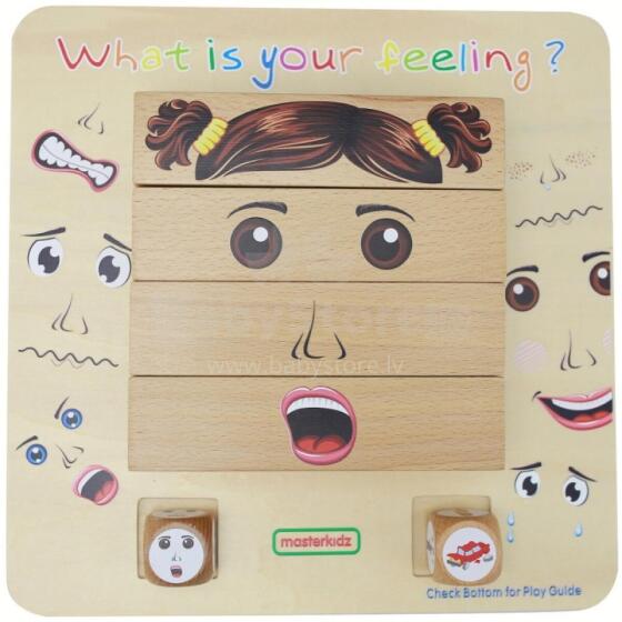 MASTERKIDZ Игра с эмоциями из дерева по методике Монтессори