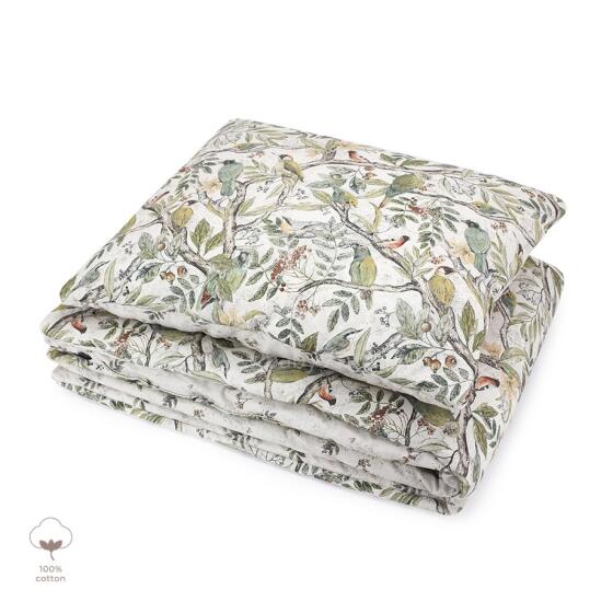 Makaszka  Bedding Set Сotton S 70x90/30x40cm Art.254548 Ornithology  Augstas kvalitātes gultas veļa no kokvilna