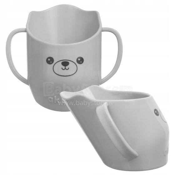 Akuku Cup Art.A0695 Grey Эргономичная учебная кружка,150мл