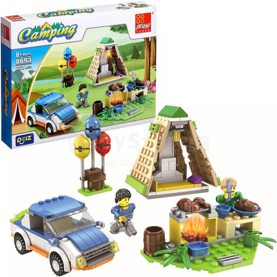 KLOCKI KAMPING 251 ELEMENTÓW