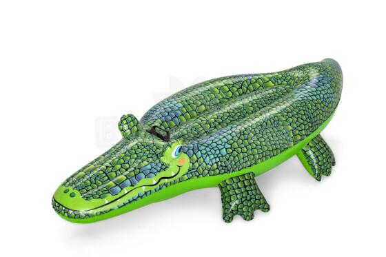 BESTWAY 41477 Piepūšamais Peldēšanas Krokodils ar Rokturi 1.52mx71cm