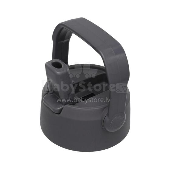 Крышка или соломинка для термопуделя. Бутылка для воды IceFlow Flip Straw Water Bottle Go 0,65 л, темно-серая.