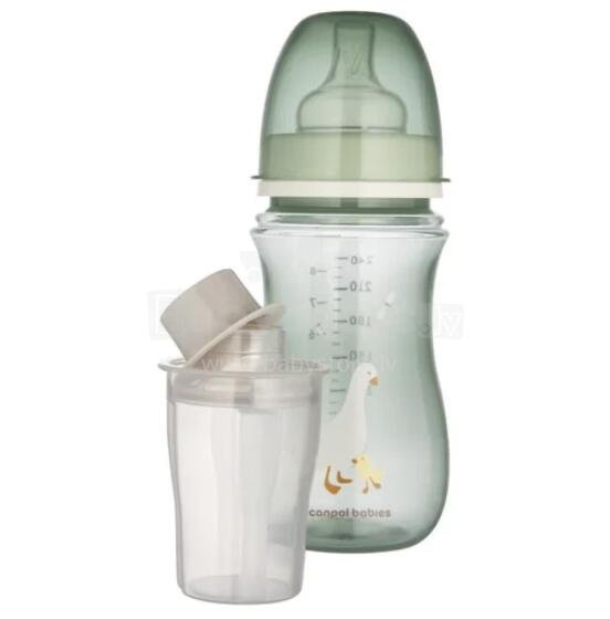 CANPOL 35/245 Antikoliku pudele 240ml GOOSE ar piena konteineru