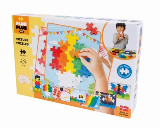 Plus Plus konstruktors - puzle, LIELAS, pamata, 60